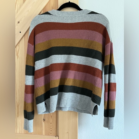 Madewell Striped Multicolor Sweater - Picture 3 of 3